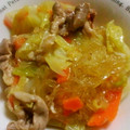 りゅう坊ちゃん's cooksnap of when they made 炒めながらもどす【はるさめの野菜炒め】.