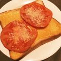 Mayumi731's cooksnap of when they made 明太子マヨトースト☆彡【トマトと粉チ】.
