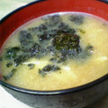 maruru-nn's cooksnap of when they made 長いもの きざみ&とろろ 味噌汁.