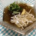 ぽぽきゅ's cooksnap of when they made おつまみ✿速攻完成！生しらすのもずく和え.