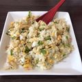 あっきーぽ's cooksnap of when they made 息子大好き！ピーマンとしらすの和風炒飯！.