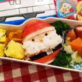 カピバラ55's cooksnap of when they made クリスマスにピッタリ！サンタ弁当.