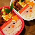 ＊ミャーコ＊'s cooksnap of when they made クリスマス☆簡単サンタクロースのキャラ弁.