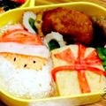 りんかとももか's cooksnap of when they made クリスマス☆キャラ弁☆サンタさん☆簡単.