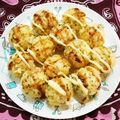 里斗花ママ's cooksnap of when they made 残りご飯で☆タコ焼き風まん丸焼おにぎり.