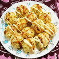 里斗花ママ's cooksnap of when they made 残りご飯で☆タコ焼き風まん丸焼おにぎり.