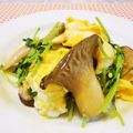 アイリッシュショコラ's cooksnap of when they made 豆苗とエリンギの卵炒め.