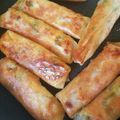mmmksss's cooksnap of when they made ツナとソーセージのピザ春巻き.