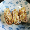 naga2002's cooksnap of when they made 納豆とチーズのコクうま卵焼き♡.