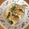 ゆすひと's cooksnap of when they made 蕪の葉で卵焼き.