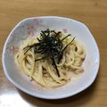 ちゃぷちゃぷちゃ's cooksnap of when they made たらこパスタ.