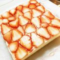貝殻貝殻's cooksnap of when they made チーズケーキとイチゴゼリー.