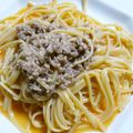cyobindish's cooksnap of when they made 挽き肉♬カルボナーラ.