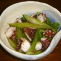 砧の渓流釣師's cooksnap of when they made タコとセロリの炒め物.
