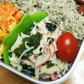 chirochan☆'s cooksnap of when they made エノキとワカメのワサマヨ和え★レンジで♪.