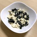あきほん♪ゆーまま's cooksnap of when they made 節約★豆腐とワカメの簡単手抜きサラダ.
