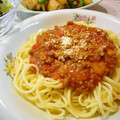runa10's cooksnap of when they made わが家のミートソース♪.