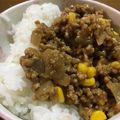 KyouryuMam's cooksnap of when they made ★☆材料４つ！超簡単ドライカレー☆★.