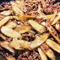 岡村キャンベル's cooksnap of when they made ひき肉とゴボウの炒め煮.