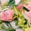 きこりんたん's cooksnap of when they made 白菜とベーコンの酒蒸し.