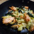 クックV8SQVK☆'s cooksnap of when they made 鮭とポテトの粒マスタードチーズ焼き♪.