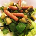 hiraria's cooksnap of when they made なすとピーマンとウインナーのコロコロ炒め.