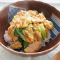 バカリャウ's cooksnap of when they made 豚と青梗菜の梅たまごとじ丼.