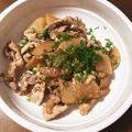 クックKIS27J☆'s cooksnap of when they made 大根豚バラゆり根まいたけのぽん酢炒め.