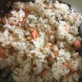 marsha1128's cooksnap of when they made 母直伝 鮭の炊き込みご飯.