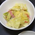 kotorinpi's cooksnap of when they made キャベツとカニカマの塩ダレ炒め+°.