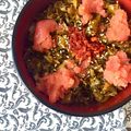 ふたごゆき's cooksnap of when they made 明太高菜ご飯★食べラーのせ♬.