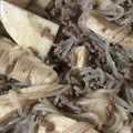ココキキララ's cooksnap of when they made 竹の子とコンニャクのそぼろ炒め.