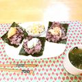 komutatata's cooksnap of when they made 柚子明太子ととろろの手巻きご飯♡.