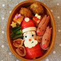 サトミ✾'s cooksnap of when they made 食パンぐるぐるサンタさんサンド♪.