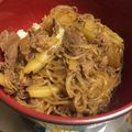 わかちんとシロ's cooksnap of when they made みんな大好き☆*ﾟ絶品牛丼♪♪.