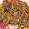 花花里's cooksnap of when they made お手軽★油揚げ餃子.