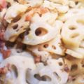 はっぴーふらわー's cooksnap of when they made ♡レンコン♡洋風炒め♬.
