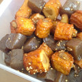 Ｍek's cooksnap of when they made 蒟蒻とごぼう天のきんぴら風.