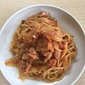 askun05's cooksnap of when they made 栄養満点 簡単ツナのトマトソースパスタ.