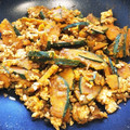 2hanabi's cooksnap of when they made かぼちゃとひき肉のカレー炒め.