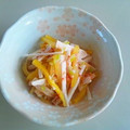 ryo2378's cooksnap of when they made 長芋とたくあんの白だし和え.