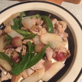 りーそー's cooksnap of when they made キノコと豚肉と秋の果物の炒め物.