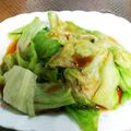 ぺこ結's cooksnap of when they made 誰でもできる♡茹でレタスのスープがけ♪.