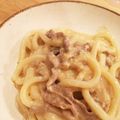 くずゅ's cooksnap of when they made 味噌カルボナーラ.
