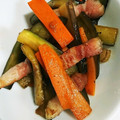 ハニビ's cooksnap of when they made 厚切りベーコンとなすの甘辛炒め.