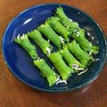 クックS3DNC2☆'s cooksnap of when they made しらすの梅和え青しそ巻き.
