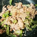 ☆アンシェル☆'s cooksnap of when they made オクラと豚肉のオイマヨ炒め❤ポン酢風味.