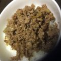 ちゃっぴー☆ネシアン's cooksnap of when they made 豚ひき肉のそぼろ丼.