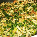 ダッフィーニーうに's cooksnap of when they made ほろ苦。大根の葉と桜海老の煮浸し.