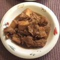 YUKI０'s cooksnap of when they made 絹揚げ豆腐と豚コマ肉の煮物.